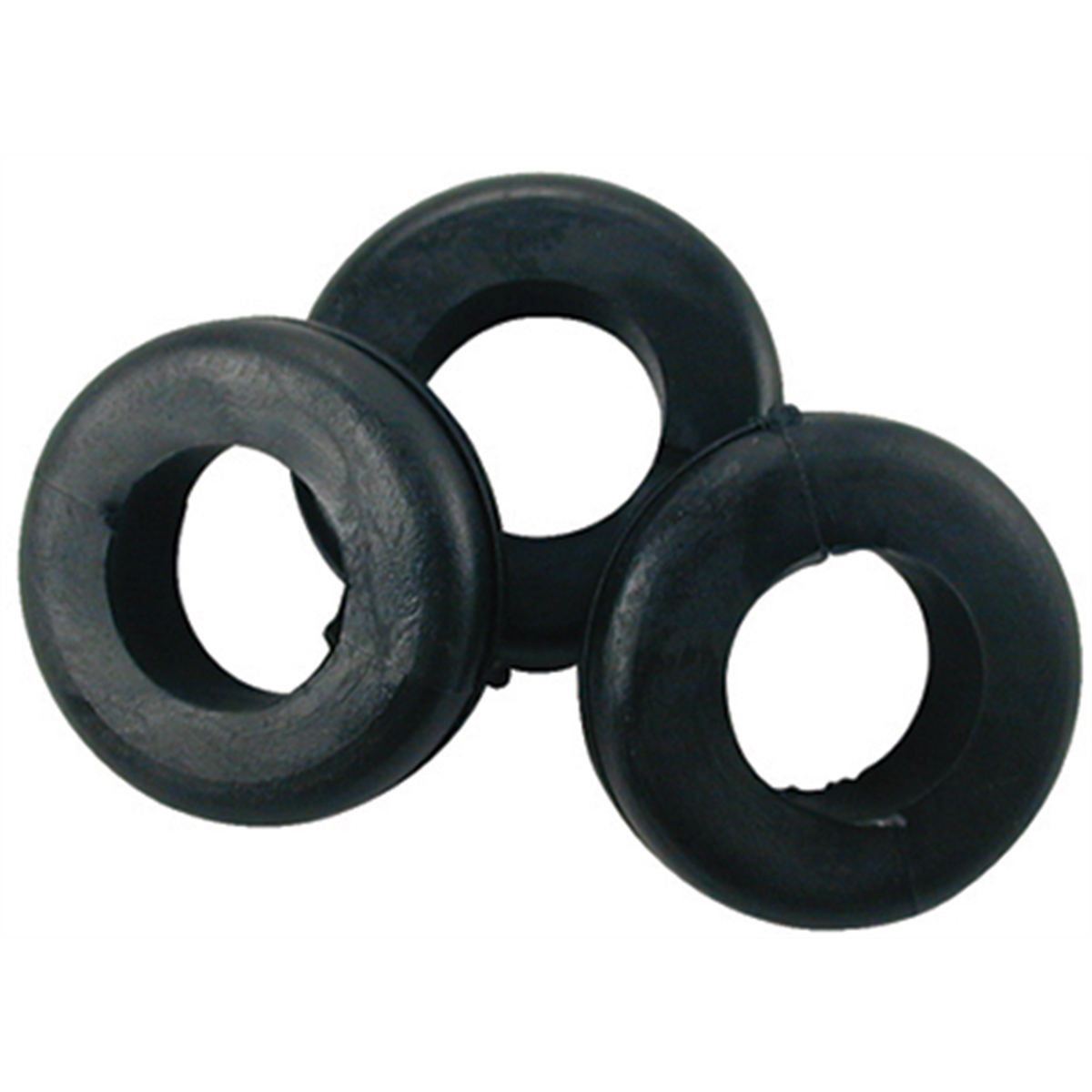 5/8" MOUNTING HOLE BLACK VINYL GROMMET 7 PCS