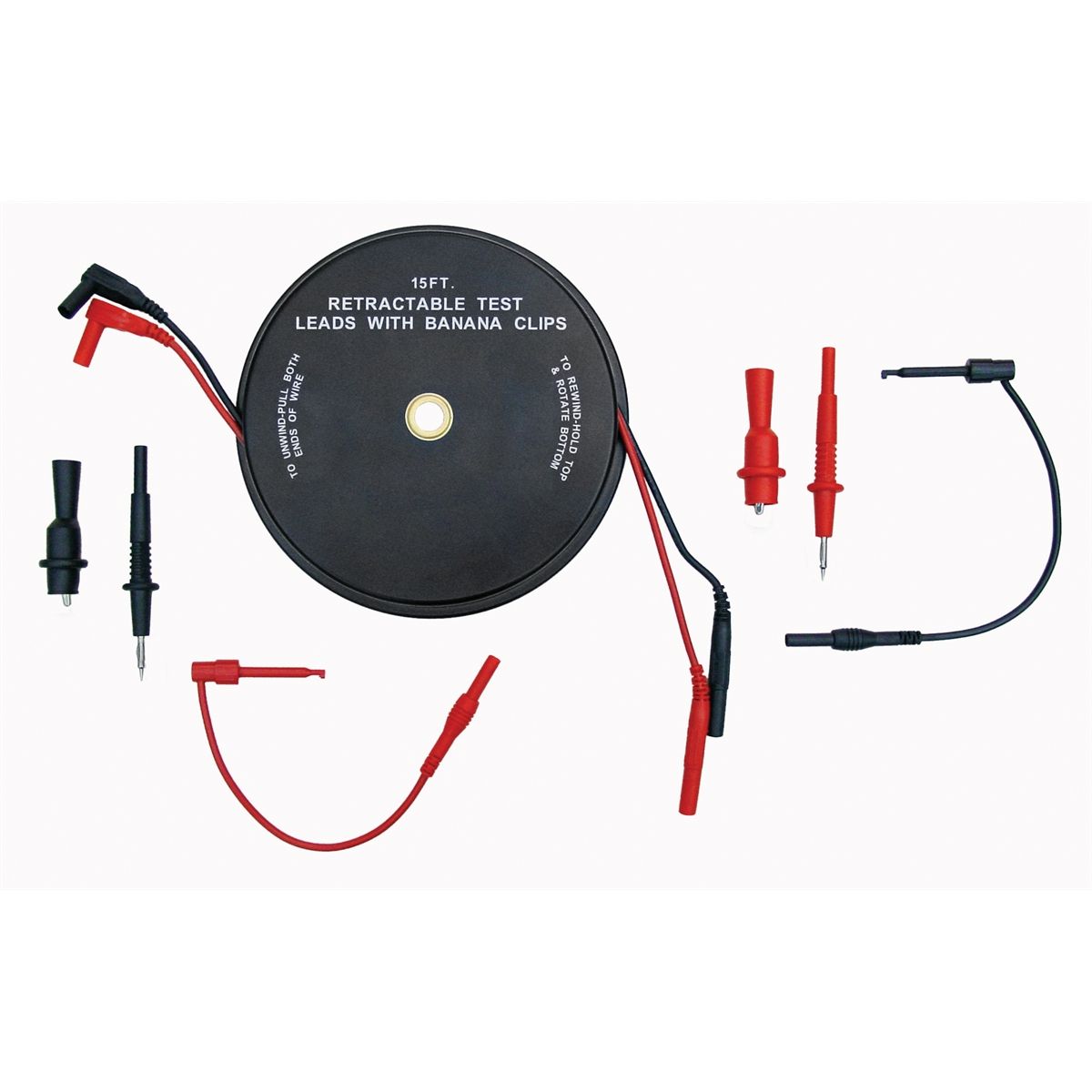 Retractable Test Lead Set - 7-Pc