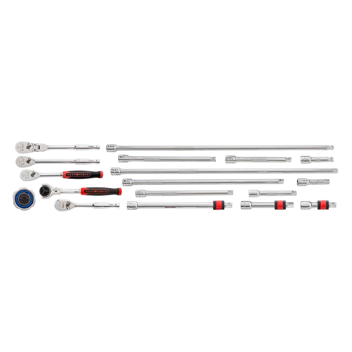 18-pc 1/4" Ratchet & Drive Tools Set