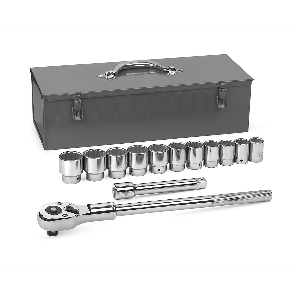 3/4" DRIVE 13 Pc. SAE Standard Socket Set