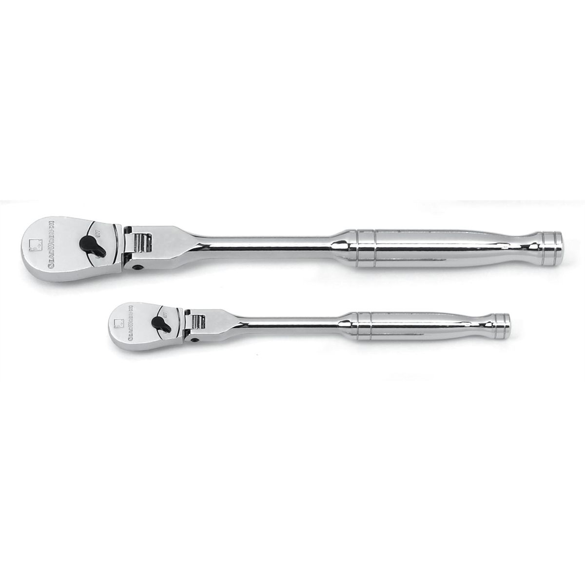 z-sup 1/4 & 3/8 Dr Full Polish Flex Ratchet Set - 2-Pc