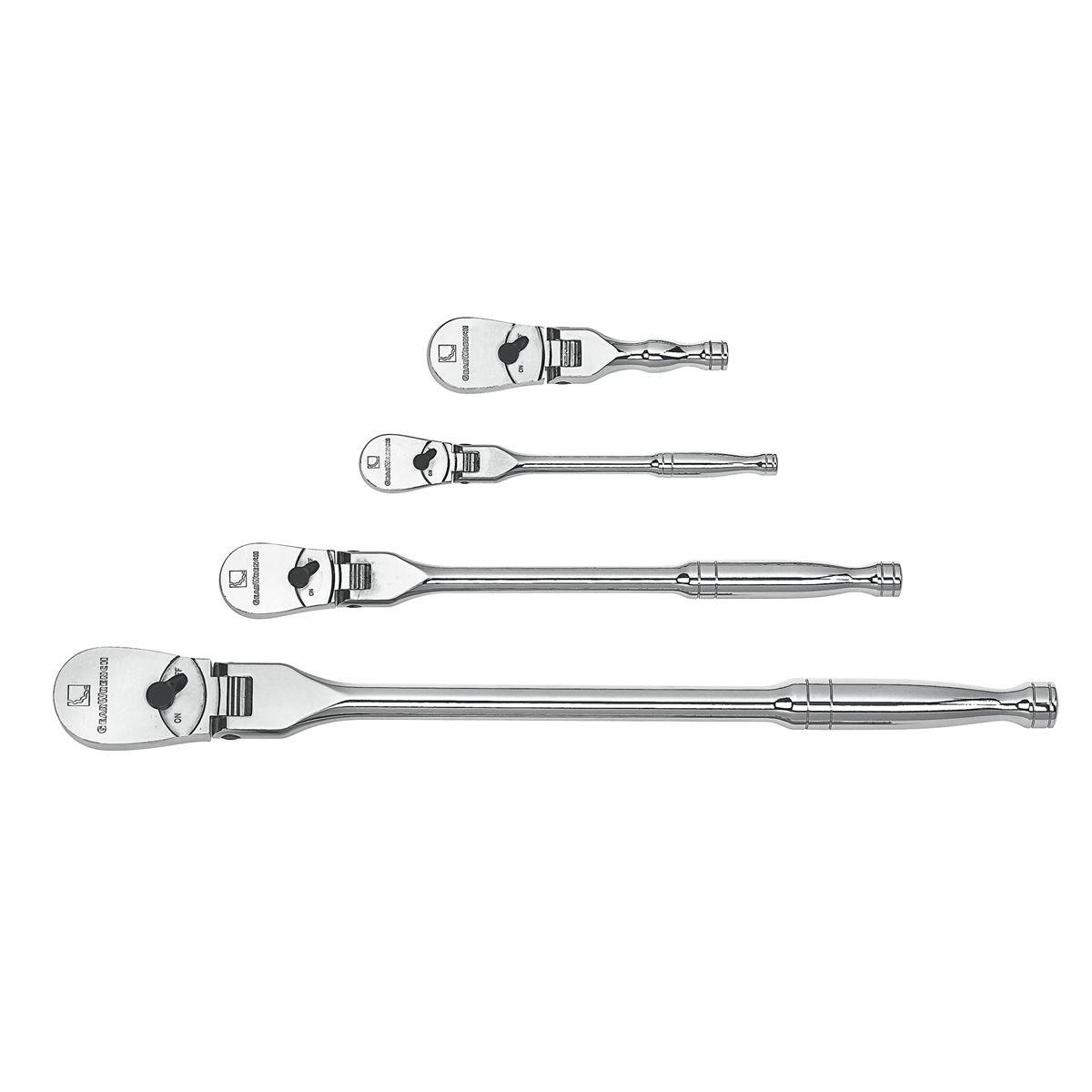 Full Polish Flex Handle Multi Drive Ratchet Set - 4-Pc