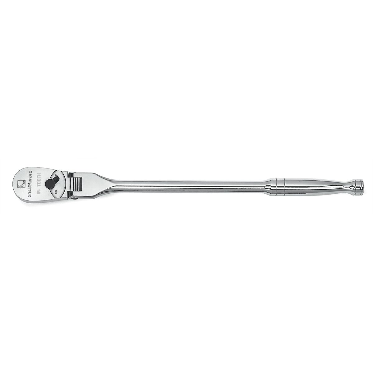 1/2 Inch Drive Full Polish 84 Tooth Flex Head Ratchet 17 Inch L