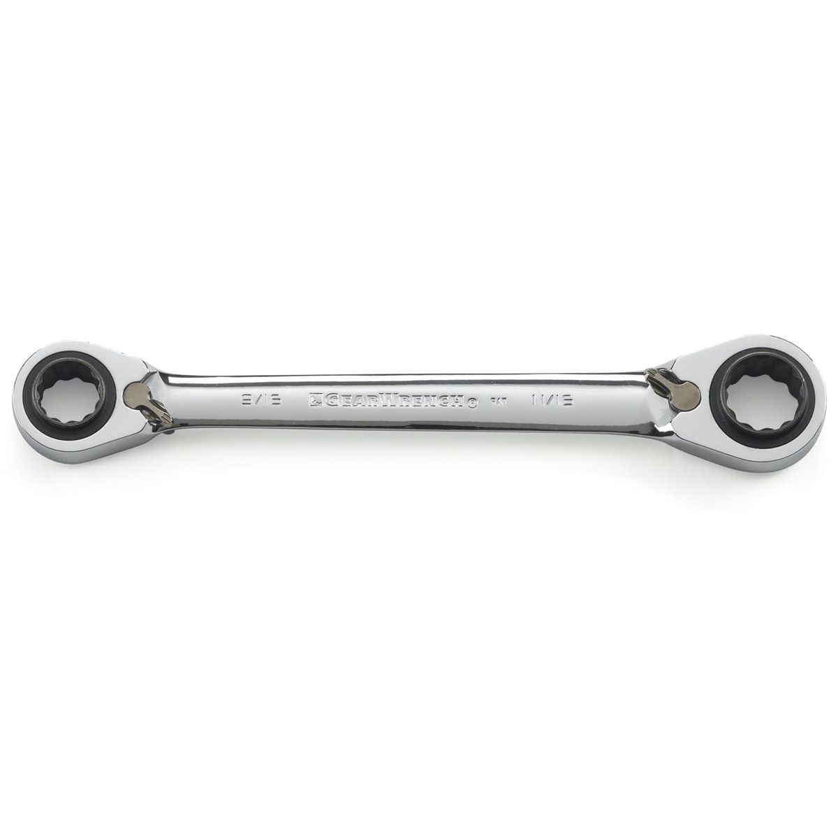 9/16", 5/8", 11/16", 3/4" QuadBox(TM) Ratcheting Wrench