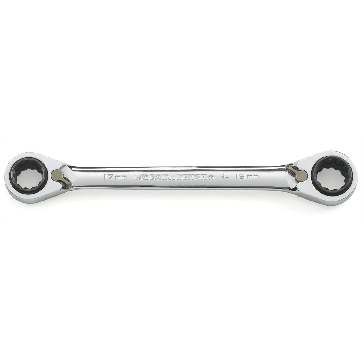 16, 17, 18, 19 mm QuadBox(TM) Ratcheting Wrench