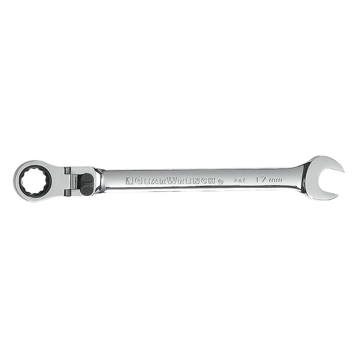 17 mm XL Locking Flex Combination Ratcheting Wrench