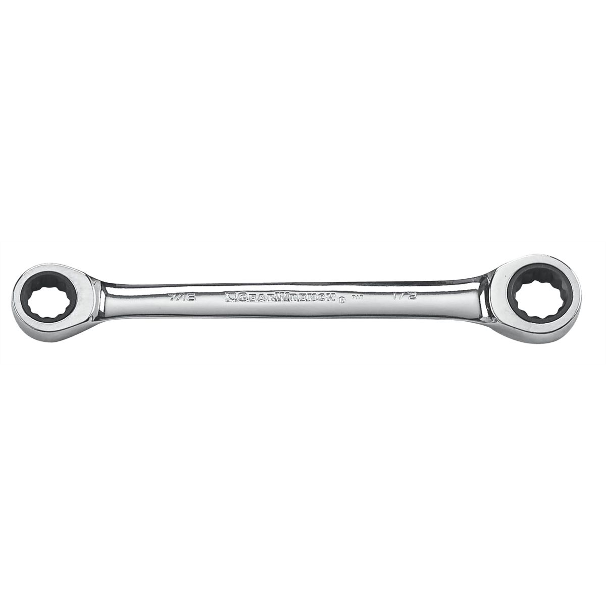 Wrench Ratcheting - Double Box End 7/16 X 1/2In Gearwrench