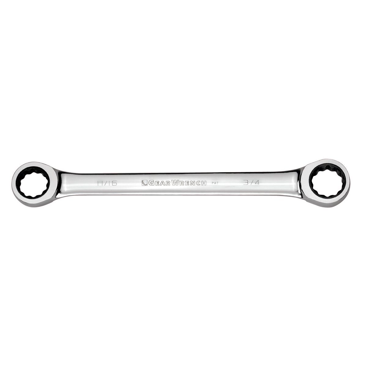 Wrench Ratcheting - Double Box End 11/16 X 3/4In Gearwrench