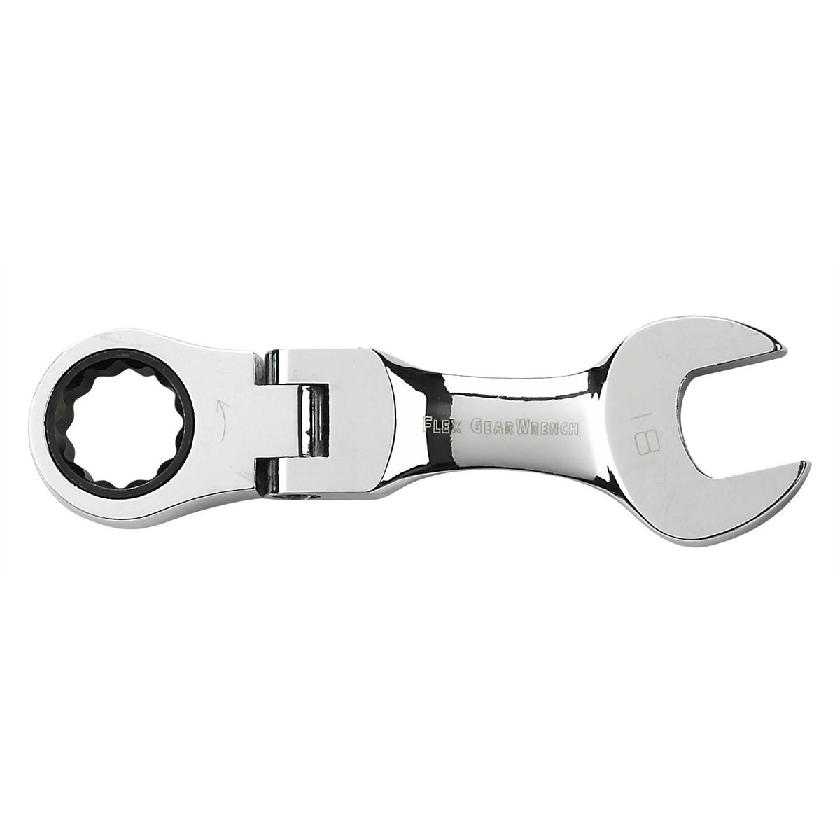 18 mm Stubby Flex Combination Ratcheting Wrench