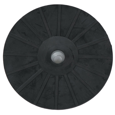 PAD BACKING SPIRAL 7" RUBBER w/Nut