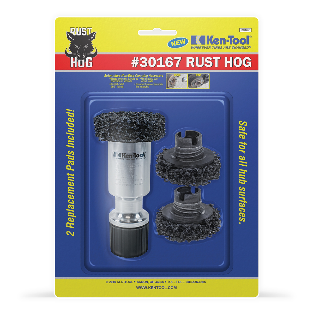 Rust Hog(TM) Hub Cleaning Tool