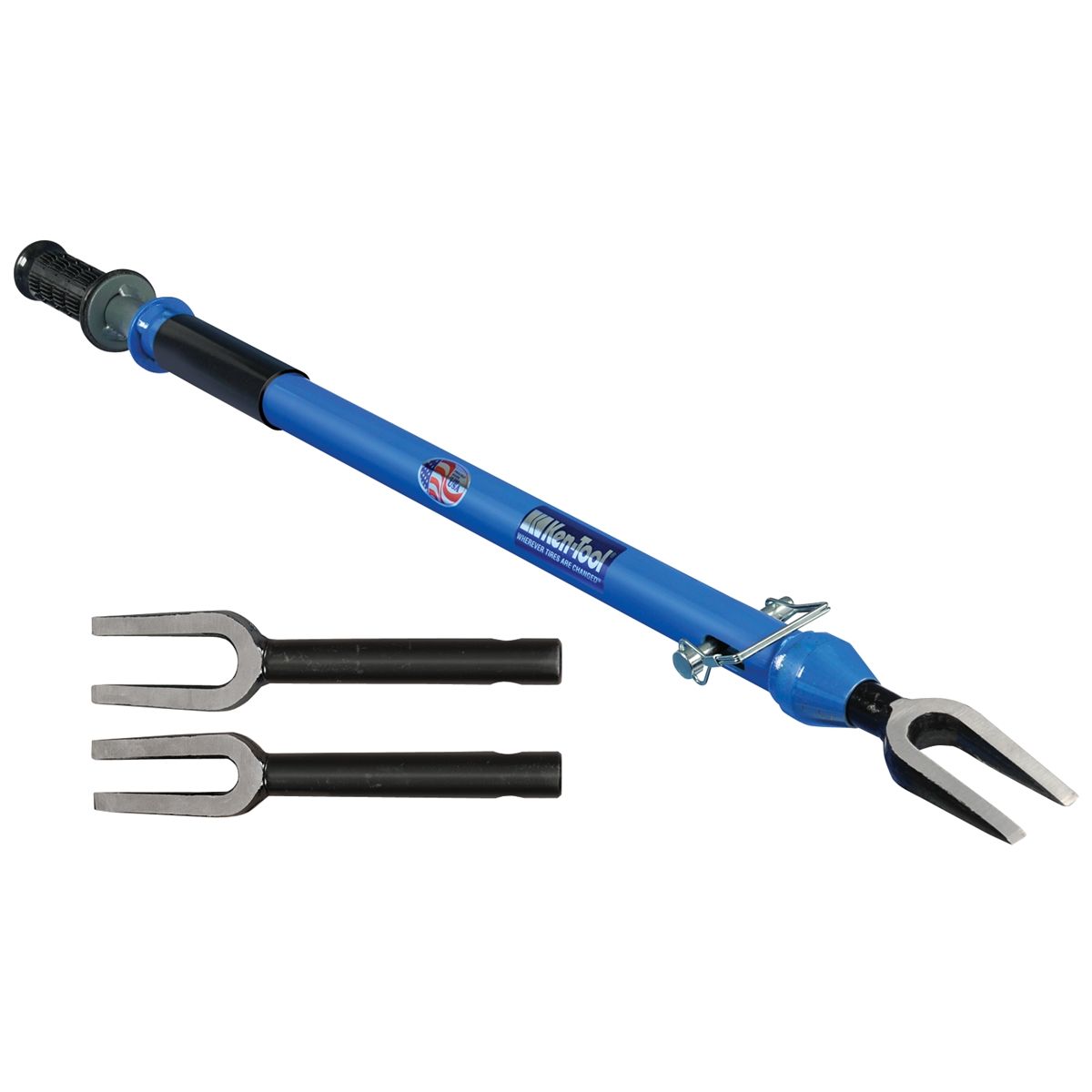 Heavy-Duty Impact Separator Front-End Service Tool w/ 2 Forks