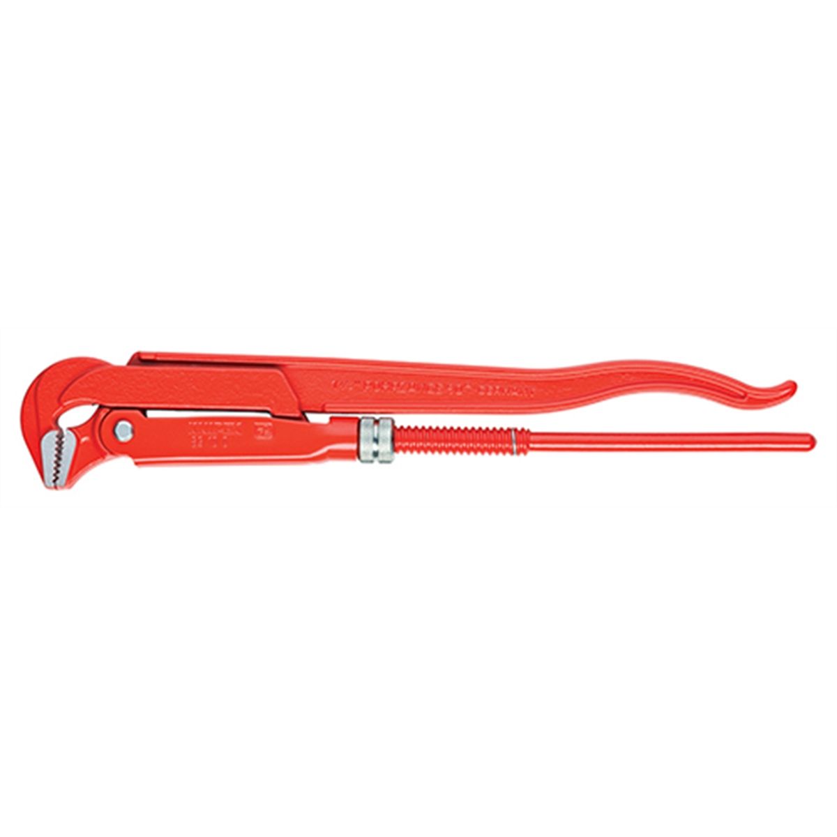 12-1/2" Length Swedish Pattern Pipe Wrench 90-degree Jaw
