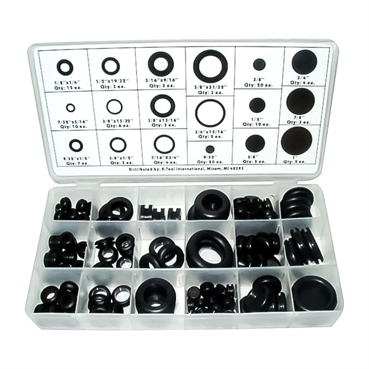 125 Piece Grommet Assortment