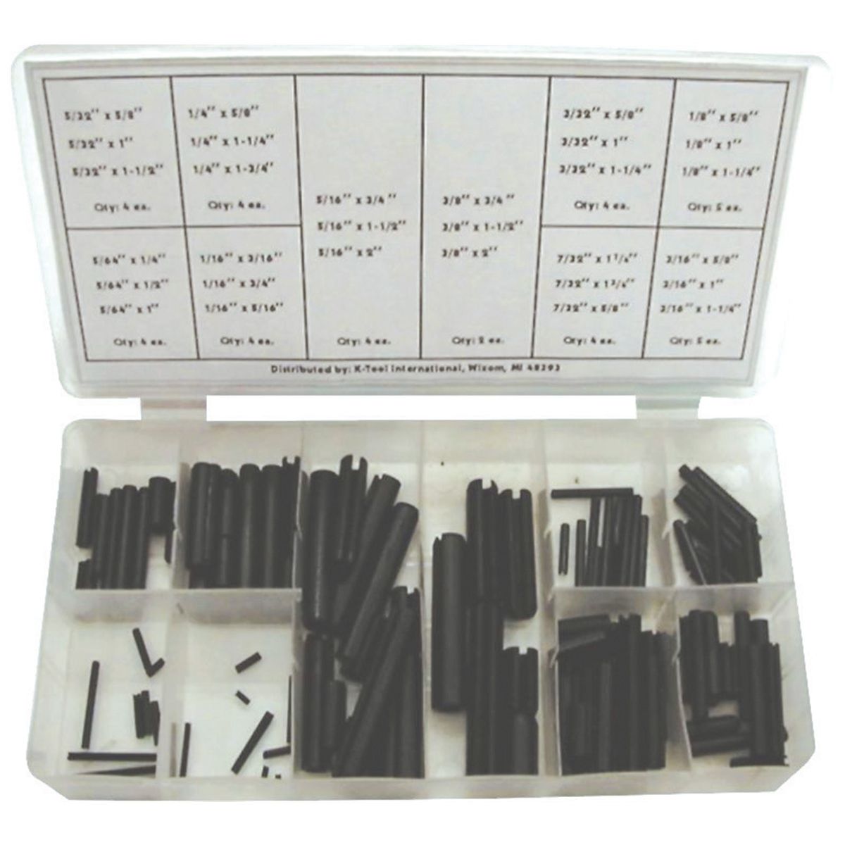 120 Piece Roll Pin Assortment