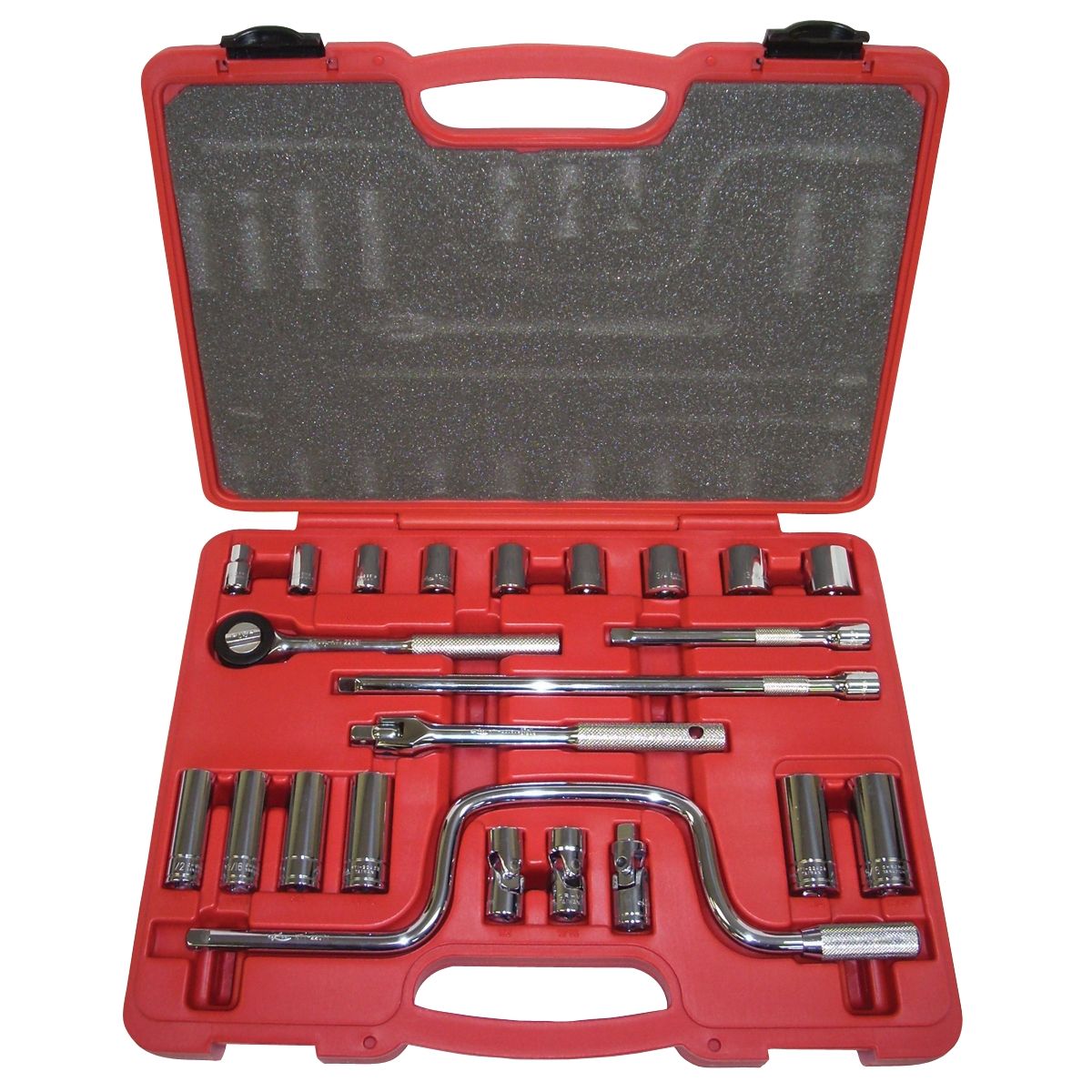 23 Piece 3/8" Drive Chrome Socket Set