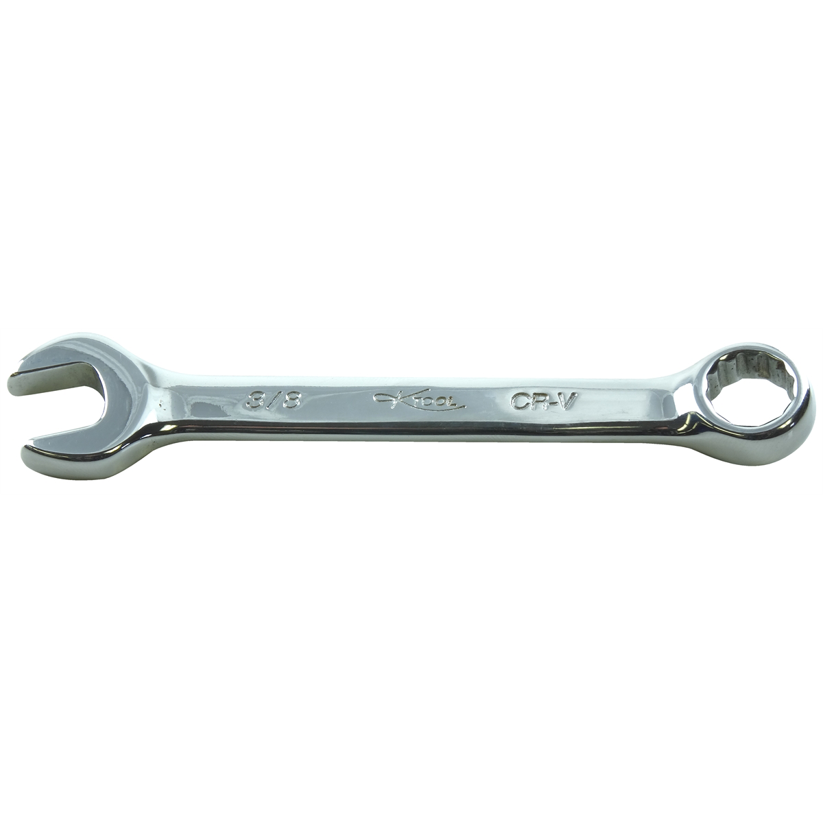 Short High Polish Fractional Combination Wrench - 3/8 In