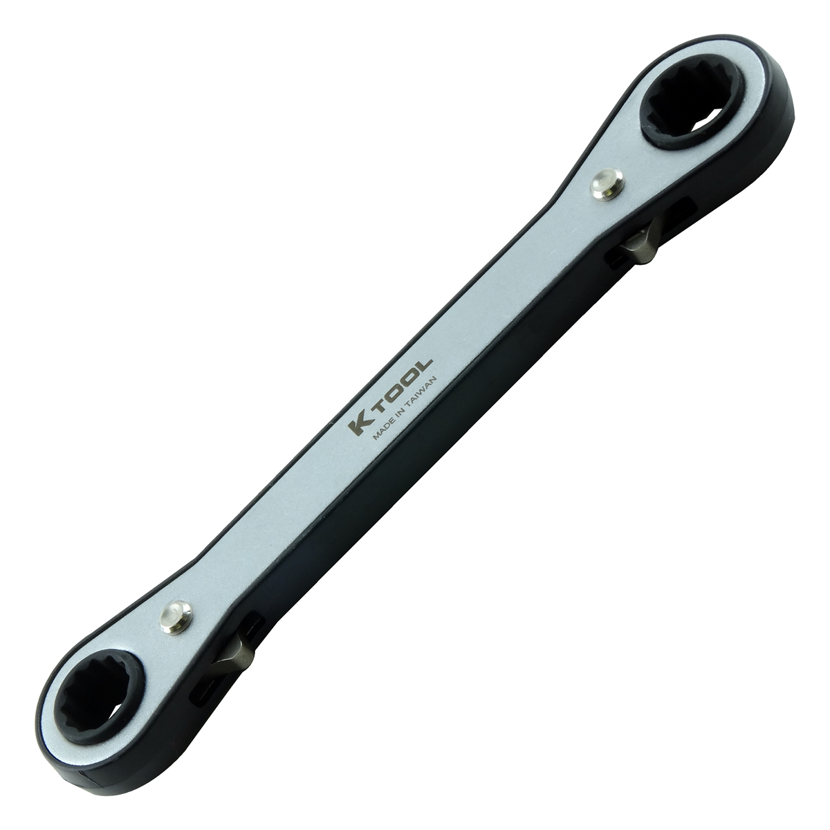 Flat Ratcheting Box Wrench - 3/8 In x 7/16 In