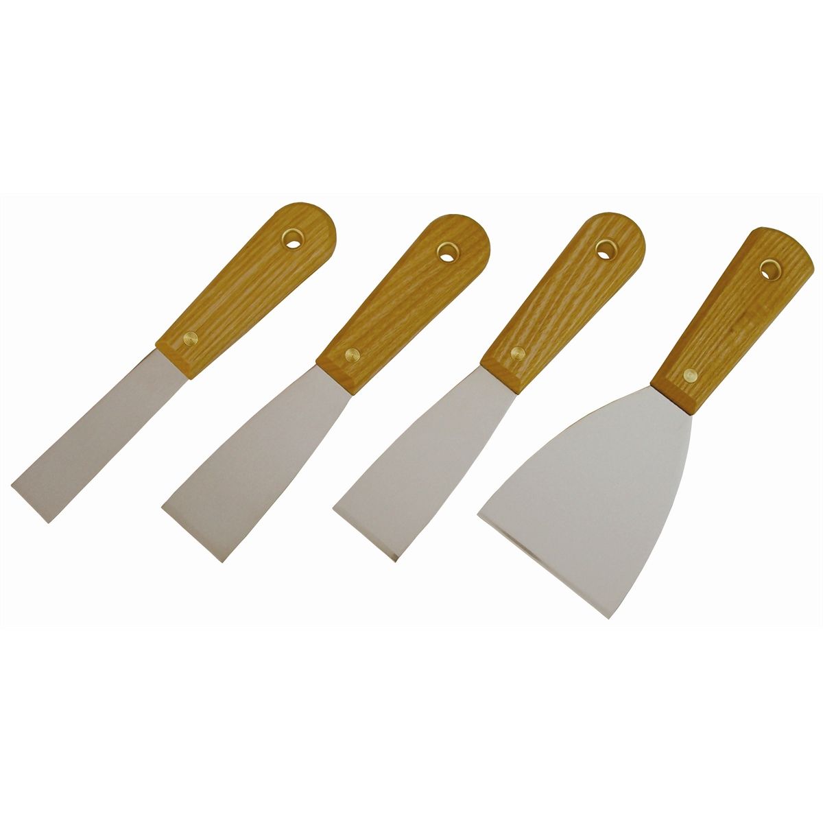 4 PIECE SCRAPER/PUTTY KNIFE SET