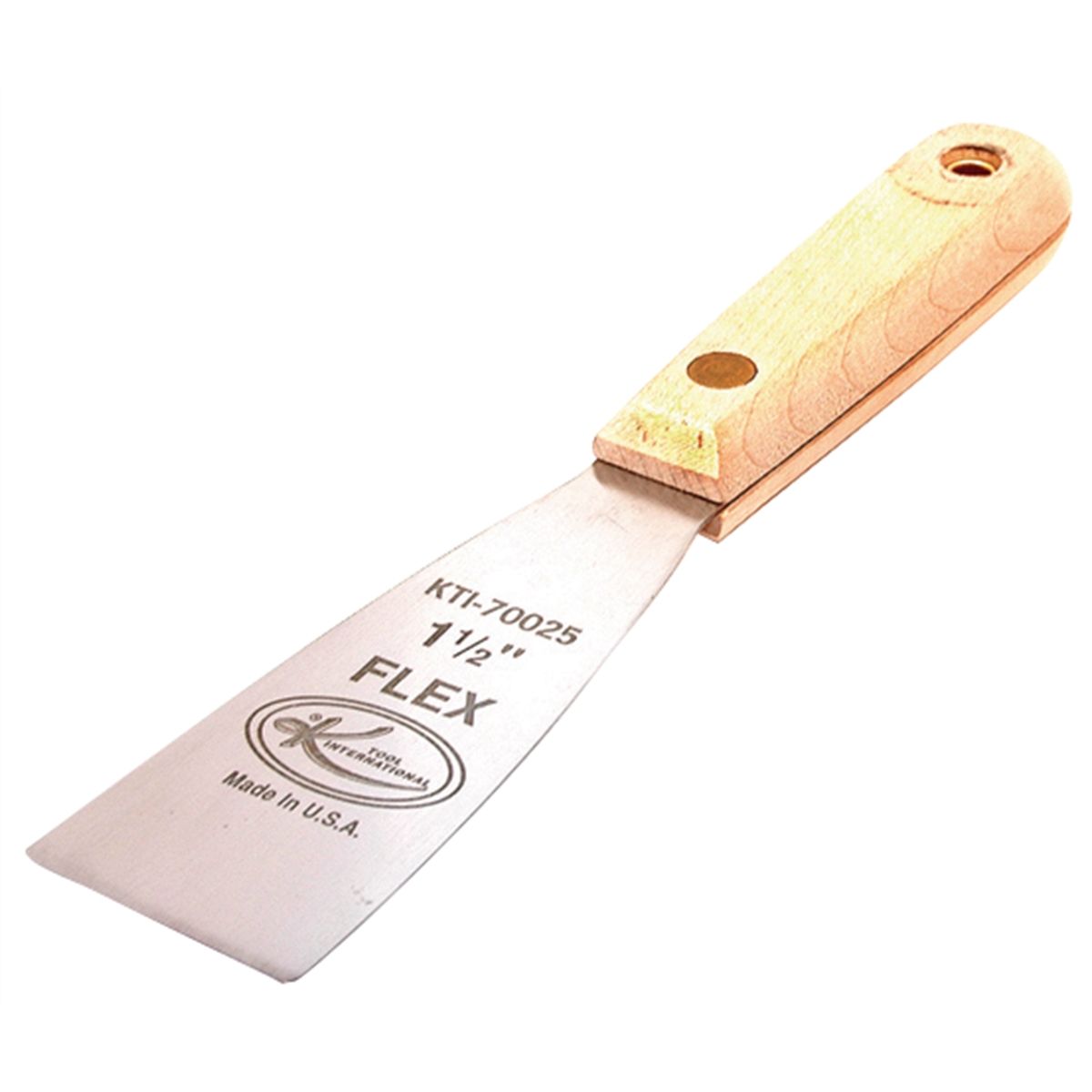 Flexible Scraper w/ Wood Handle - 1-1/2 In