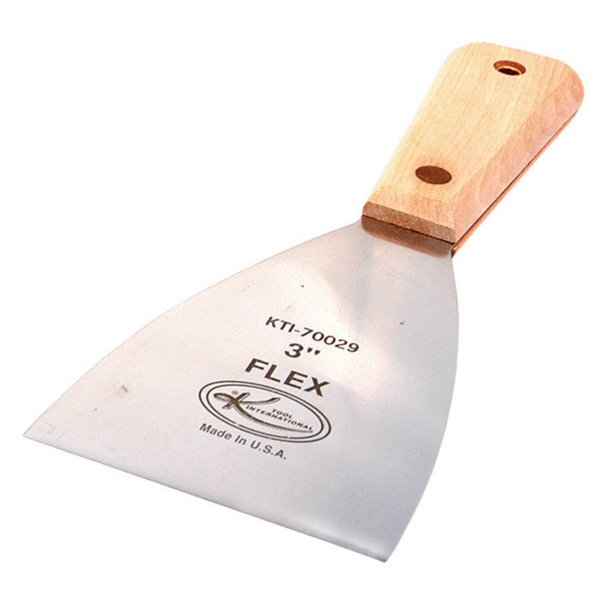 Flexible Scraper w/ Wood Handle - 3 In