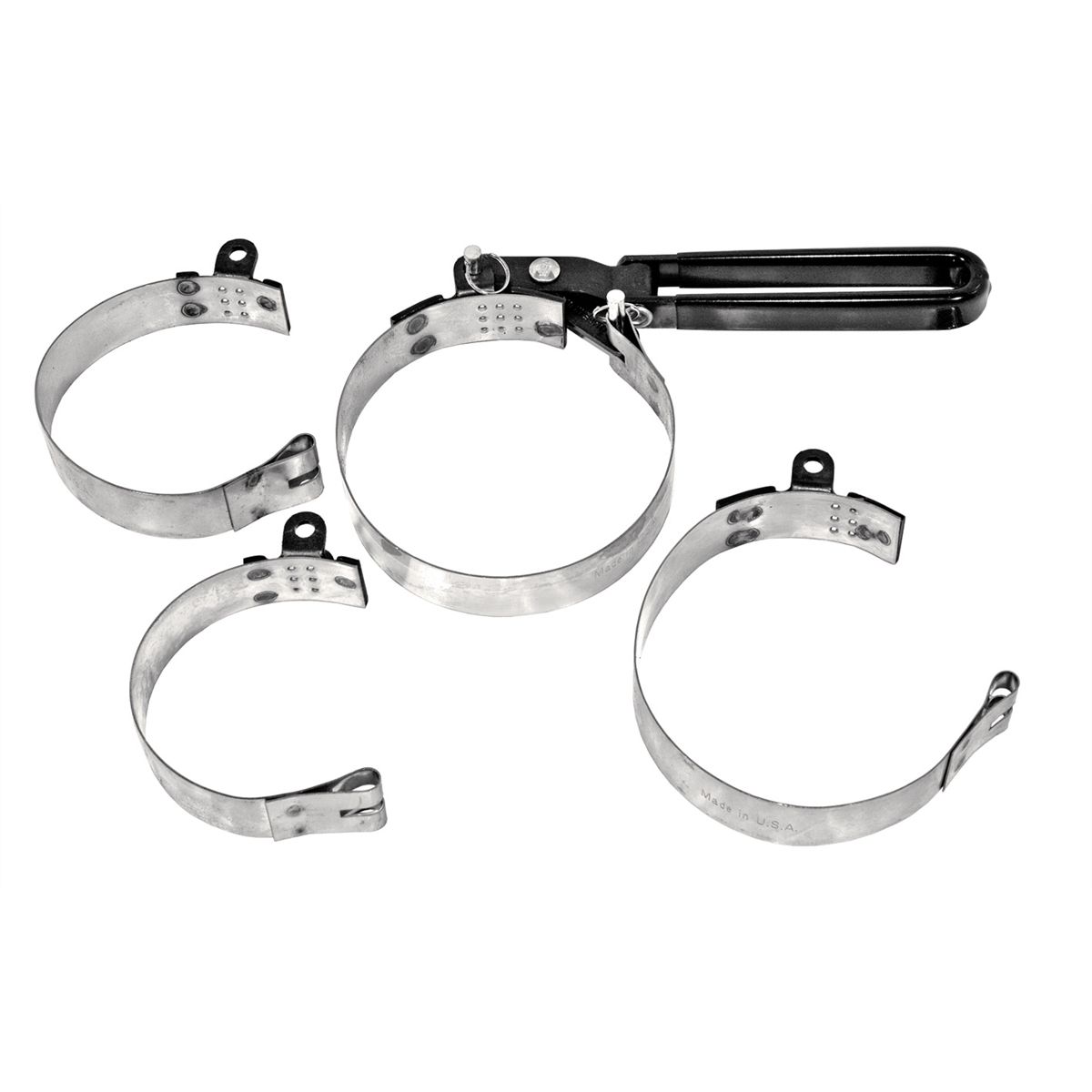 4 Piece Interchangeable Oil Filter Wrench Set