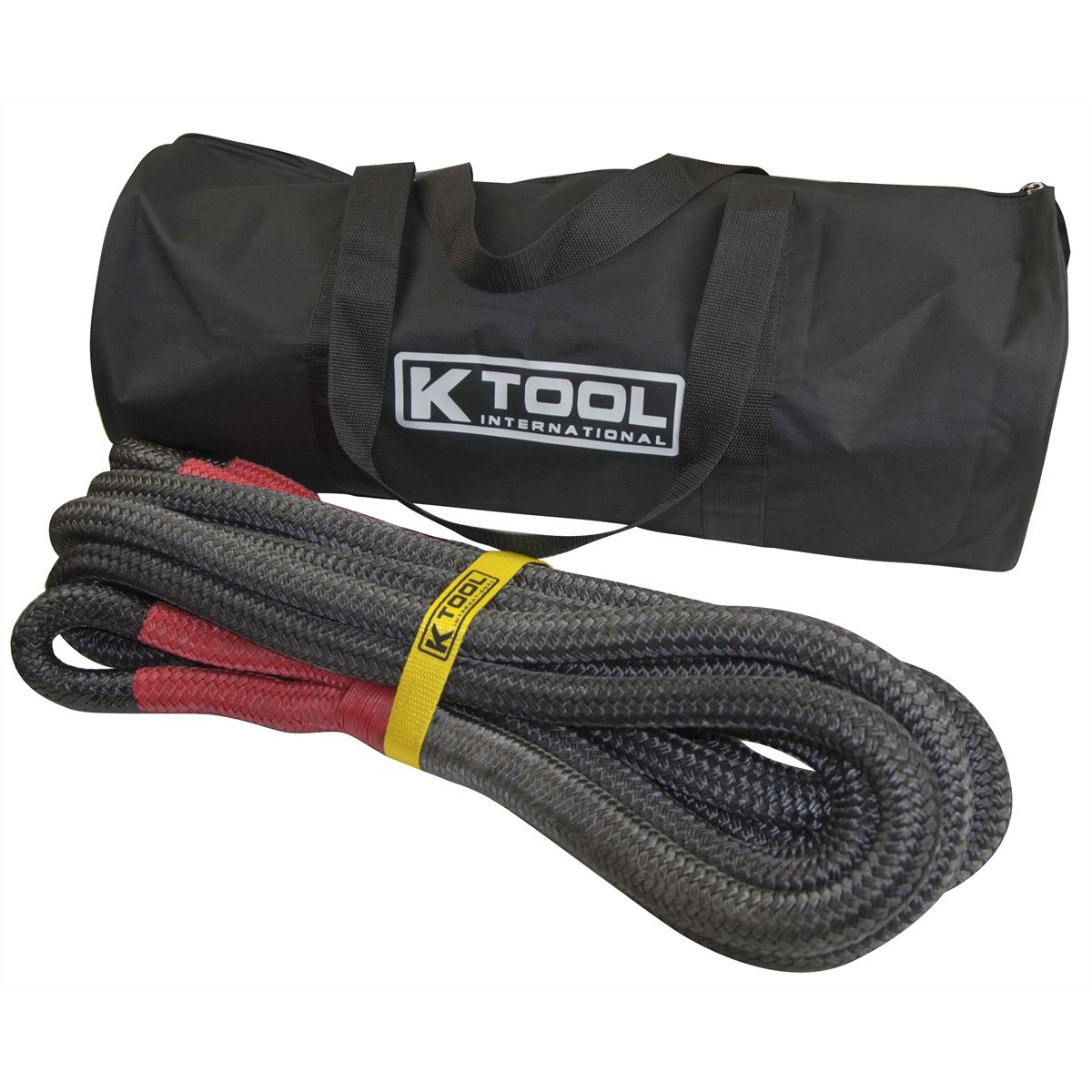 Recovery Tow Rope 7/8" x 30', Red Eyes