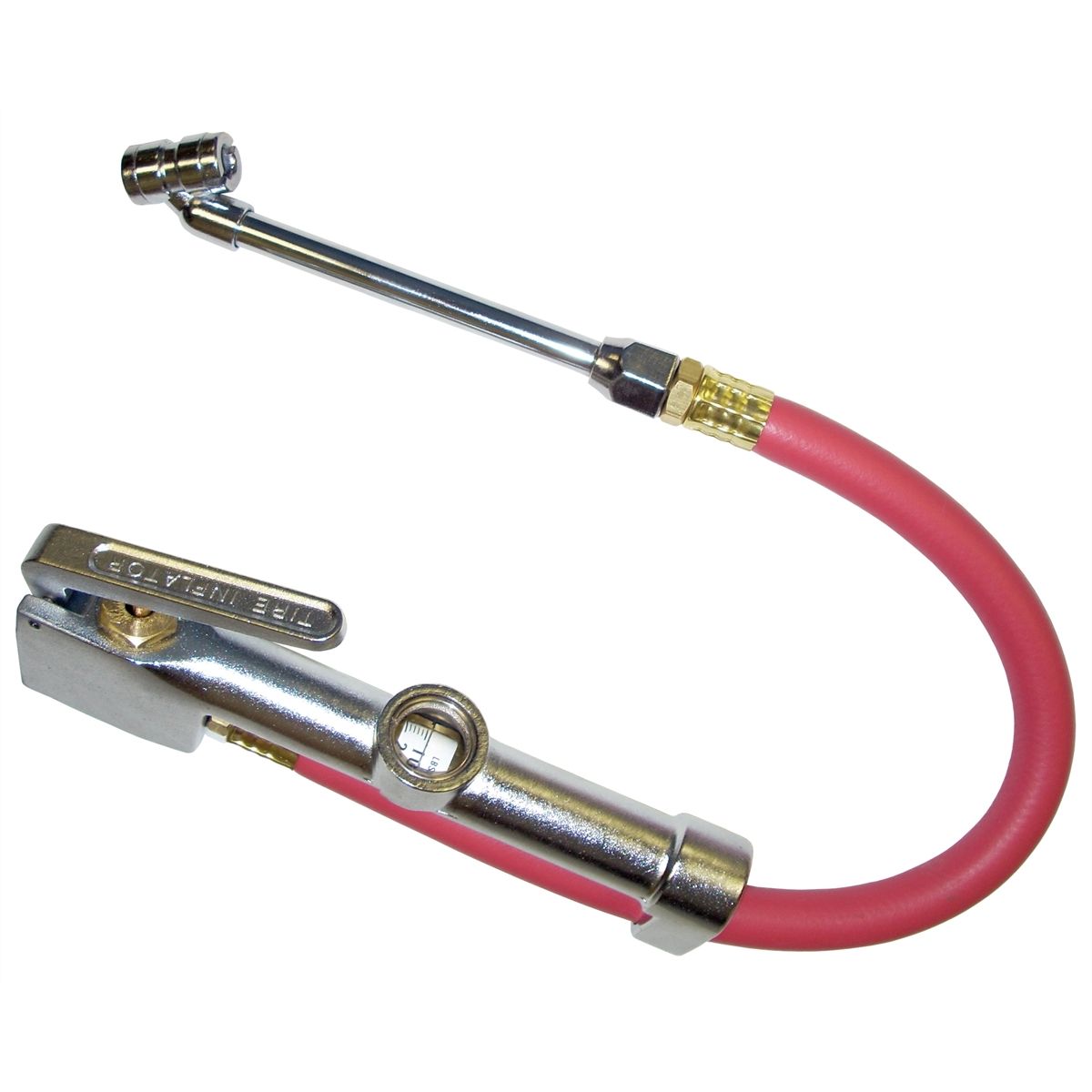 Tire Inflator Gauge with Dual-head Chuck