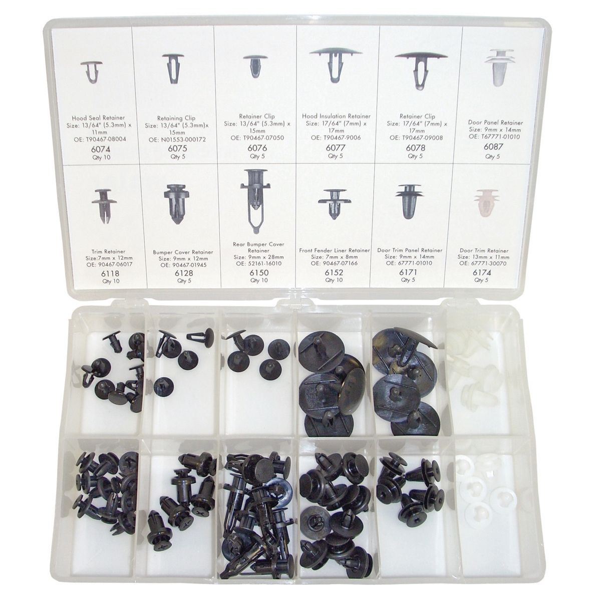 80 Piece Toyota Retainer Kit