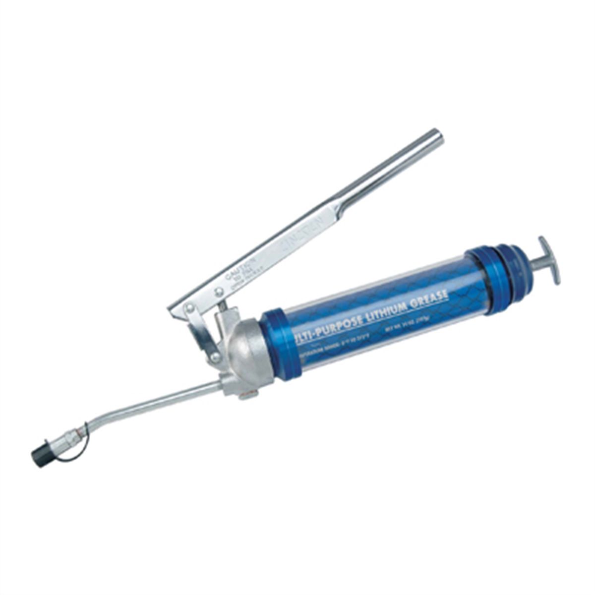 Lever Type Grease Gun w/ Clear Tube - 16 Oz