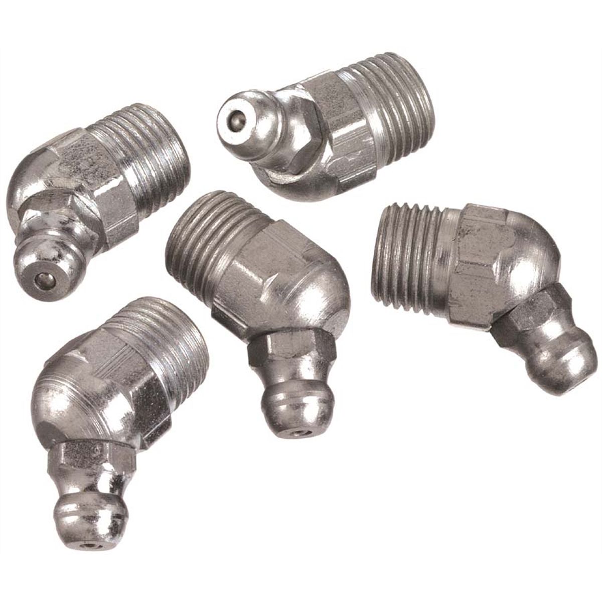 Short 1/4 In-28 Taper Thread Pack - 45? Angle Fittings