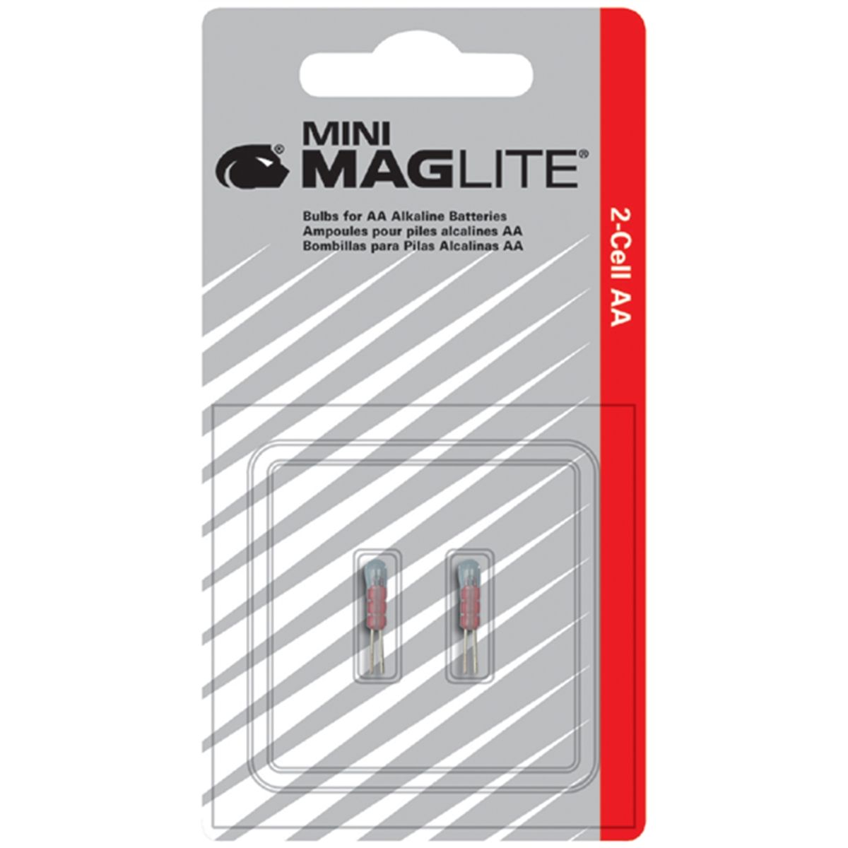 Replacement Bulb For Mini Magliter Size AA - 2/Pk