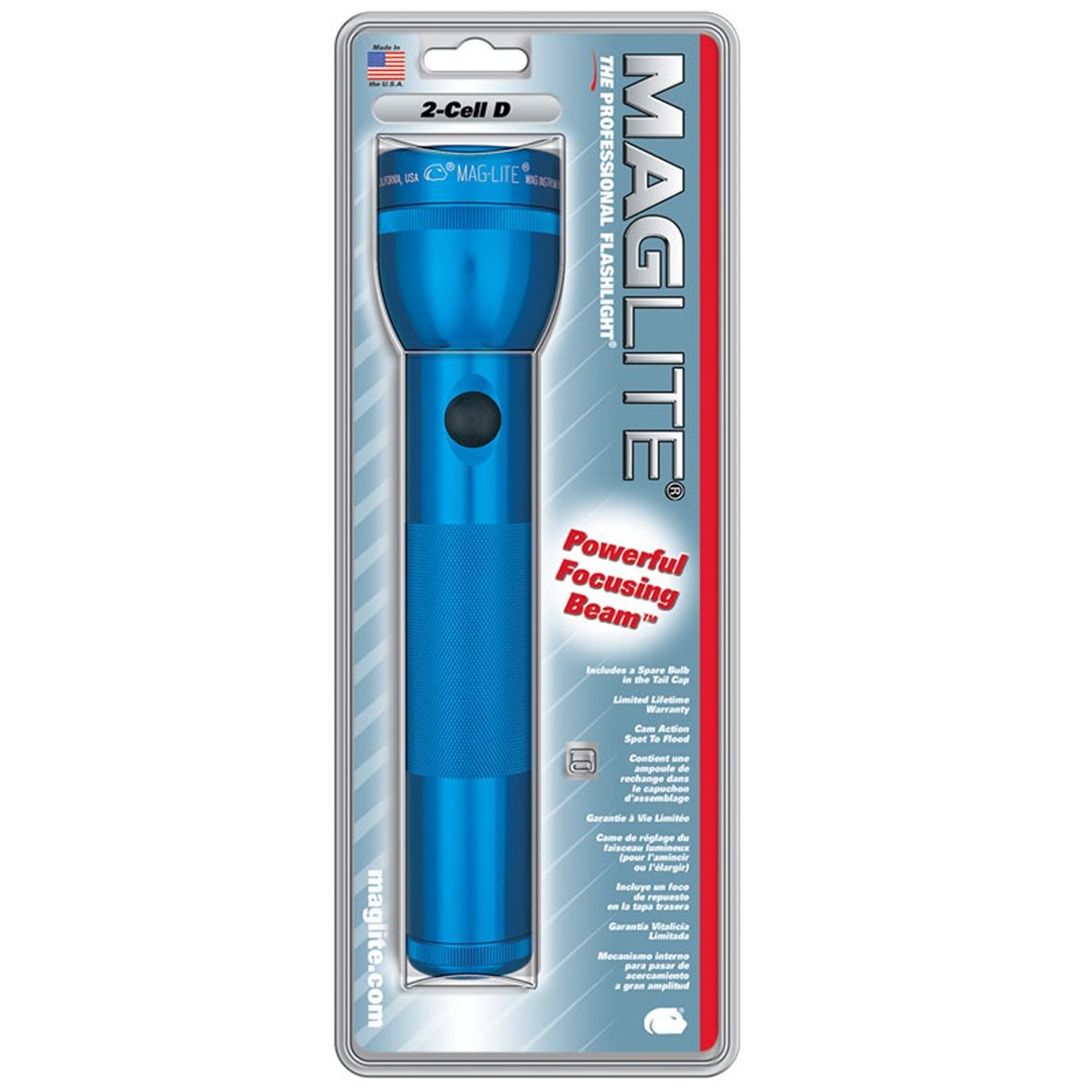 Flashlight - 2 D-Cell Blue