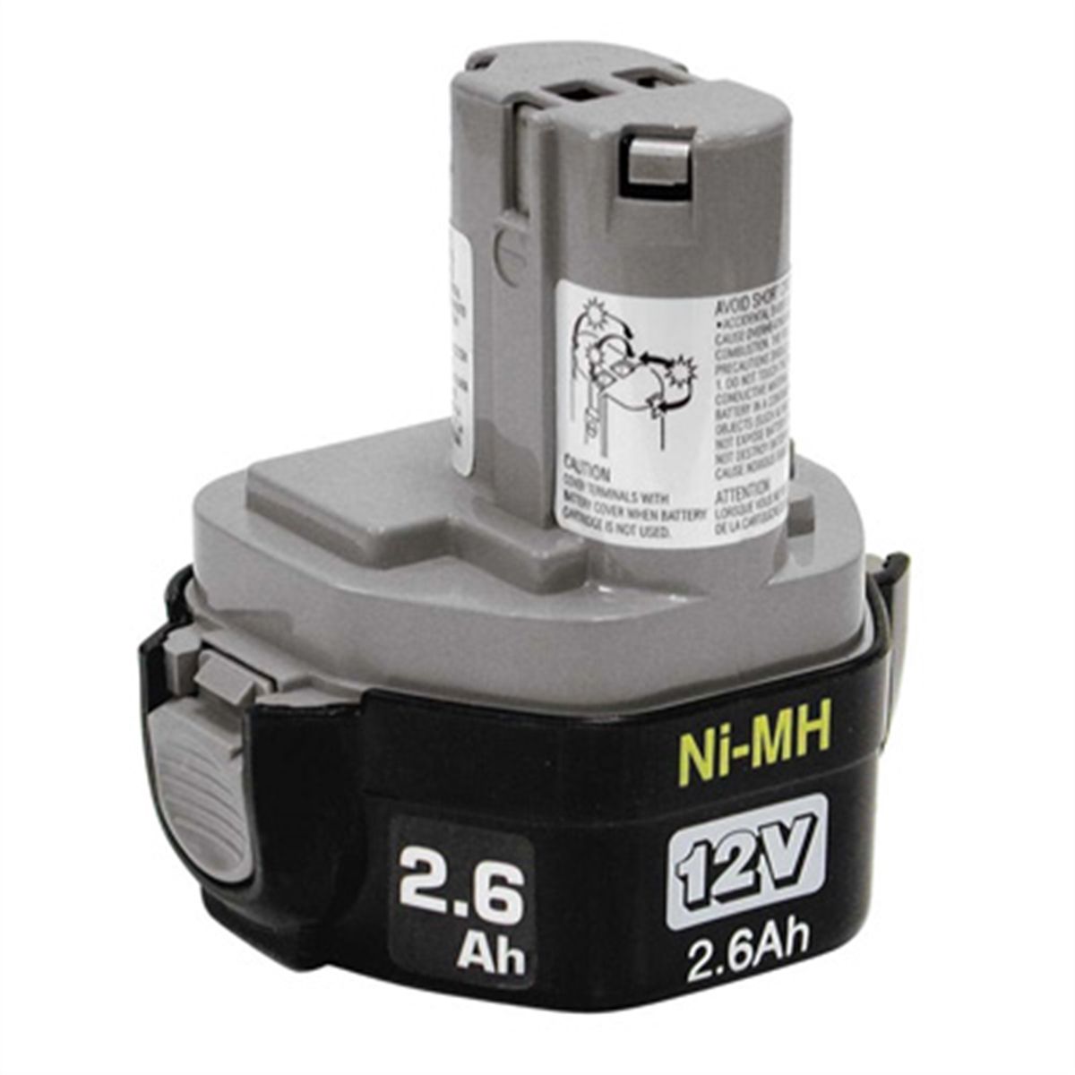 Nickel-Metal Hydride (Ni-MH) Battery 1234 - 12V (2.6 Ah