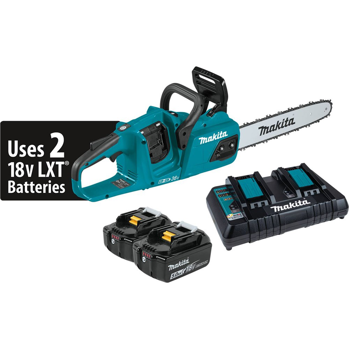 36V (18V X2) LXT Brushless 14" Chain Saw Kit 5.0Ah