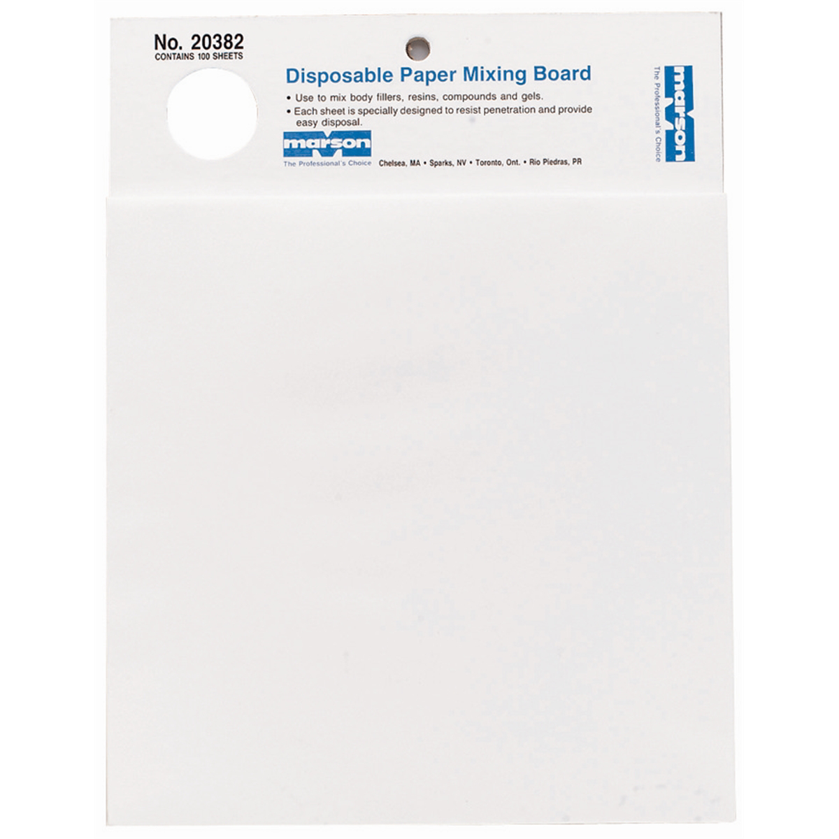 Disposable Paper Mixing Board 100 sheets