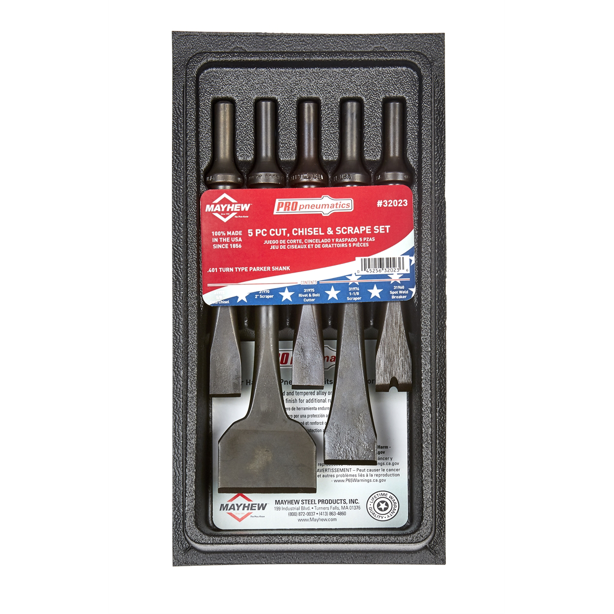 5 PC CUT CHISEL & SCRAPER SET