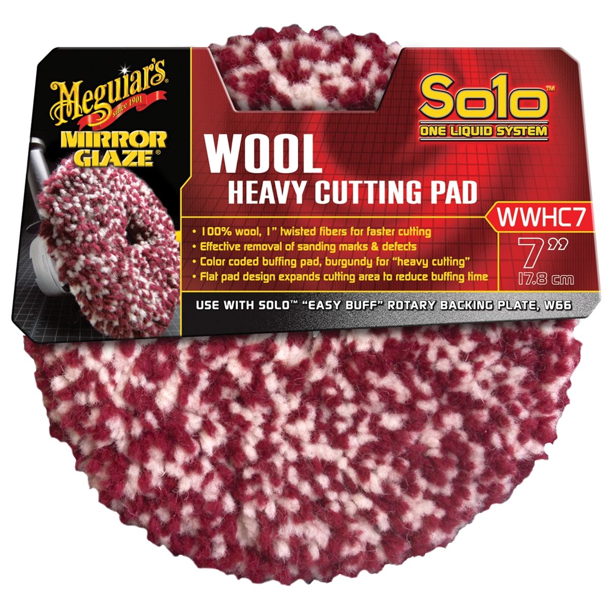 Solo One Liquid System Wool Heavy Cutting Pad