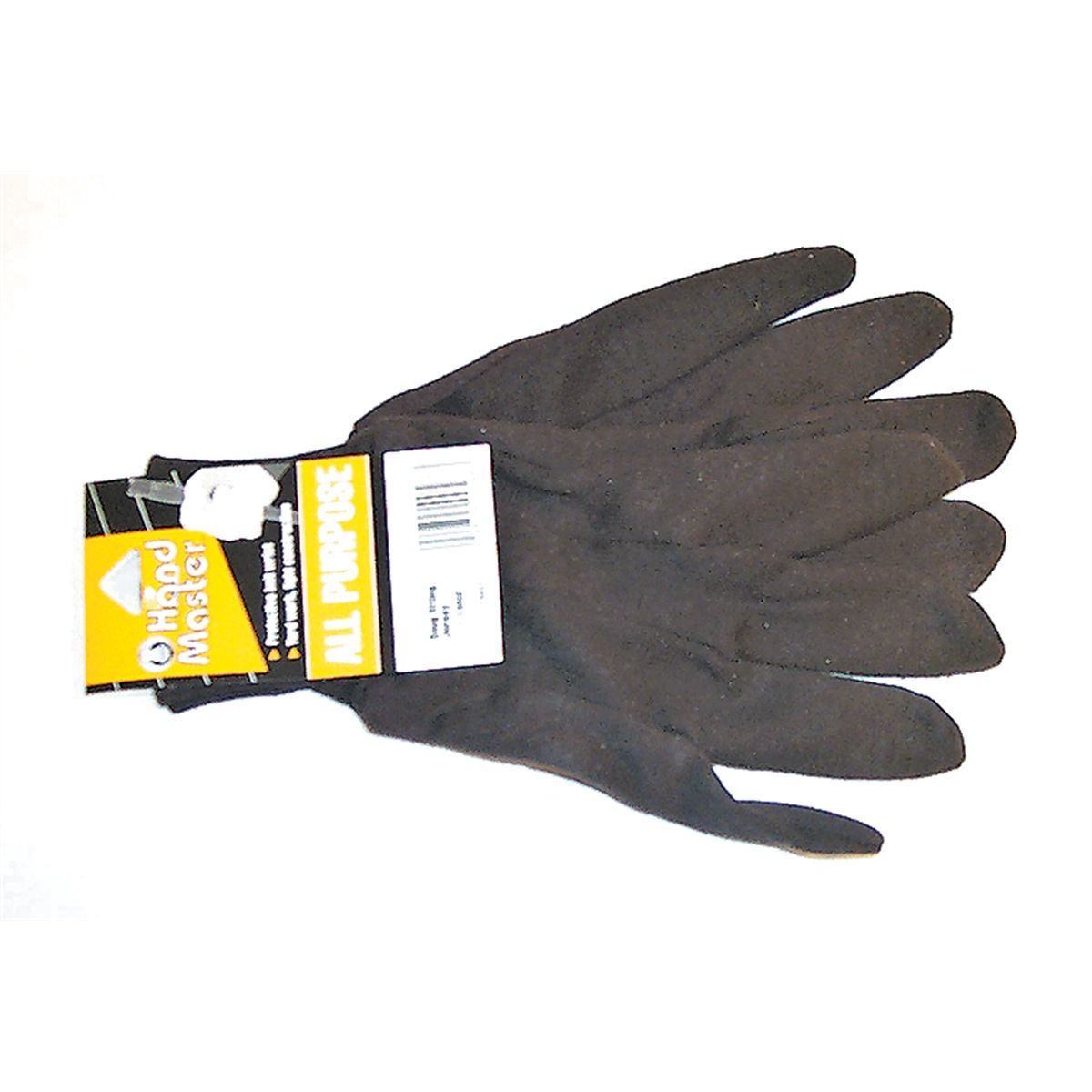 Brown Cotton Jersey Gloves