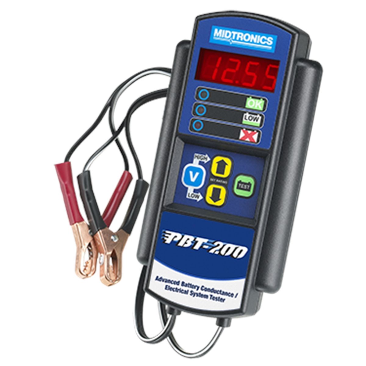 Battery Tester w/ Charging System Test & Voltmeter