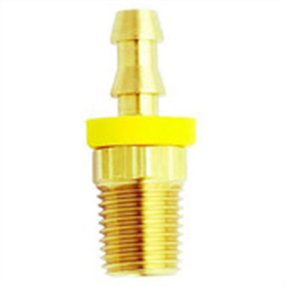 3/8" NPT Push On & Lock On Brass Male Hose End (3/8" Hose ID)