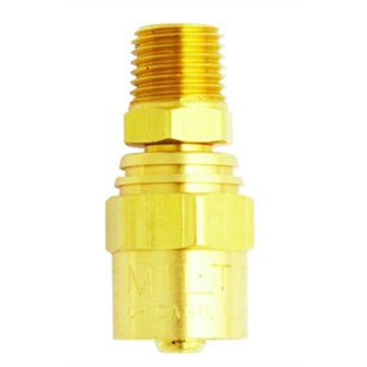 Re-usable Brass Male Air Hose End 1/4 In NPT