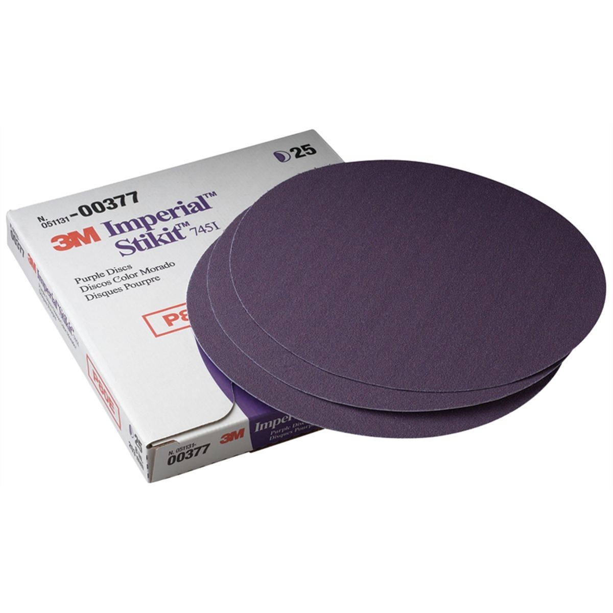 Imperial Stikit Disc, 8 inch, 80 Grade 25/Box