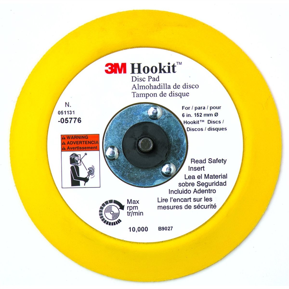 Hookit(TM) Foam Body Pad - 6 In