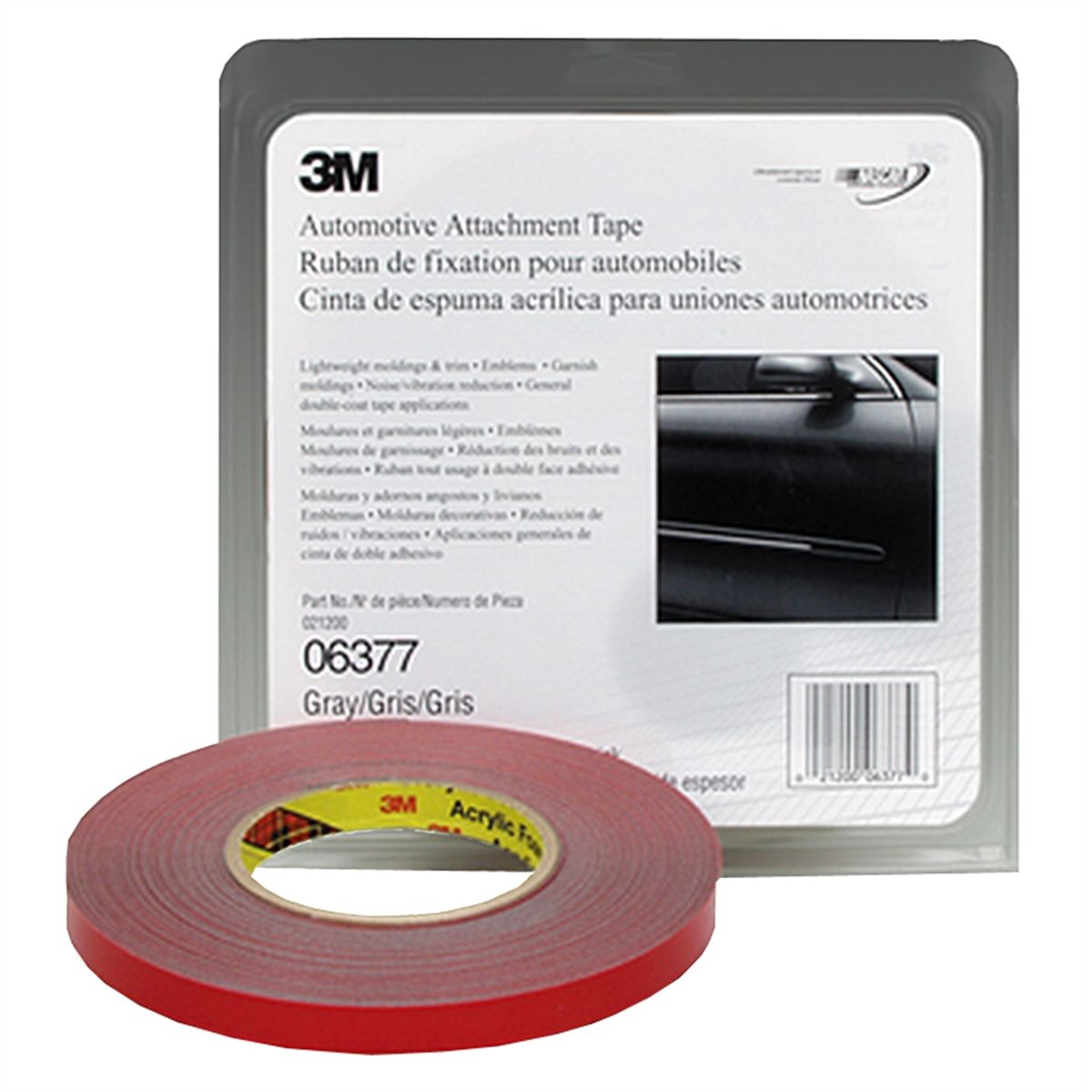 Scotch-Mount Automotive Acrylic Foam Tape - 1/2 In x 20 Yd