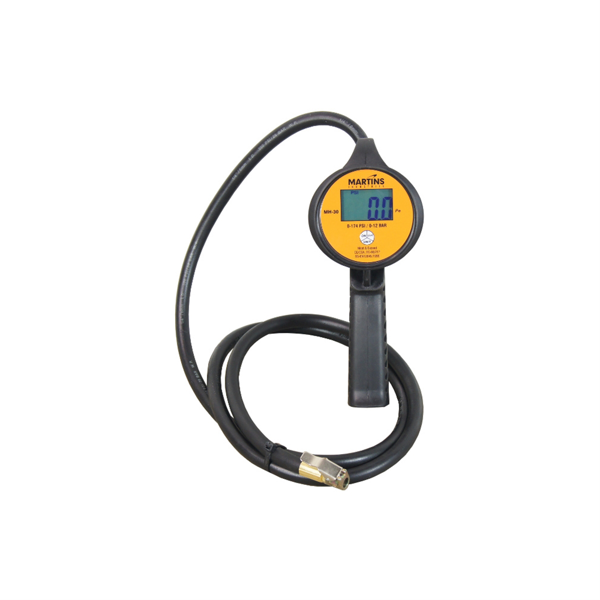 HANDHELD DIGITAL TIRE INFLATOR 174 PSI (12 BAR)