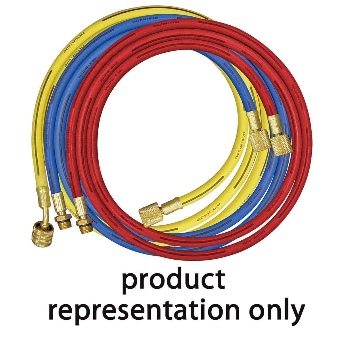 R134a Charging Hose - 72 In - Blue