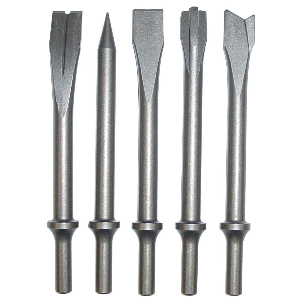 Chisel Set for MTN7330 and other Air Hammers - 5-Pc
