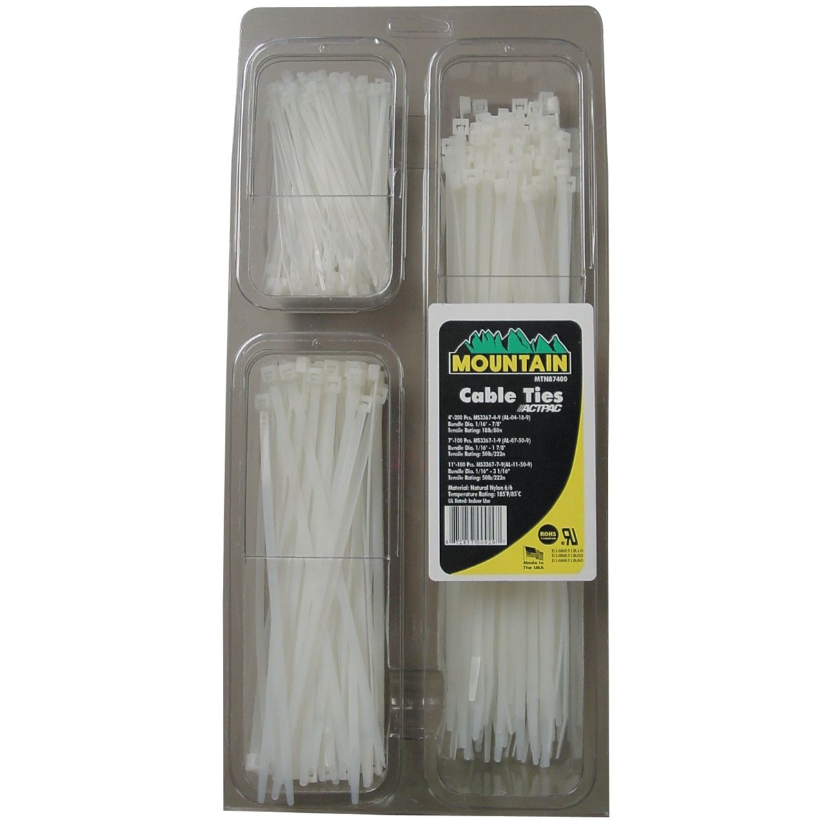 Cable Tie Specialty Pack - Natural