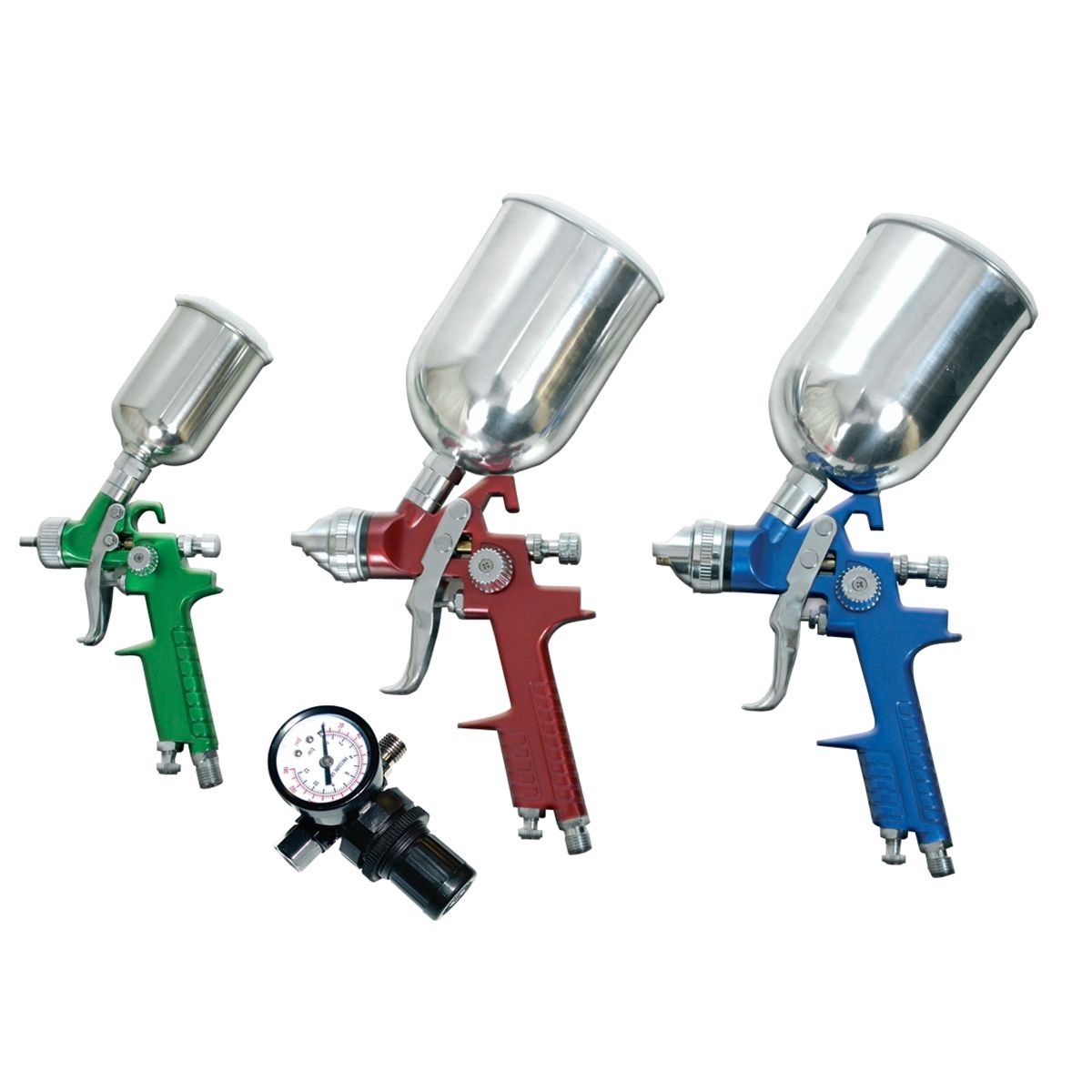 4 Piece Waterborne H.V.L.P. Spray Gun Kit